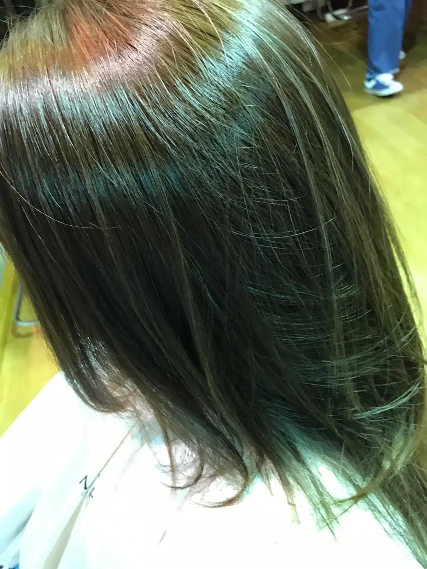 セミロング カラー 大木 祥吾のヘアスタイル