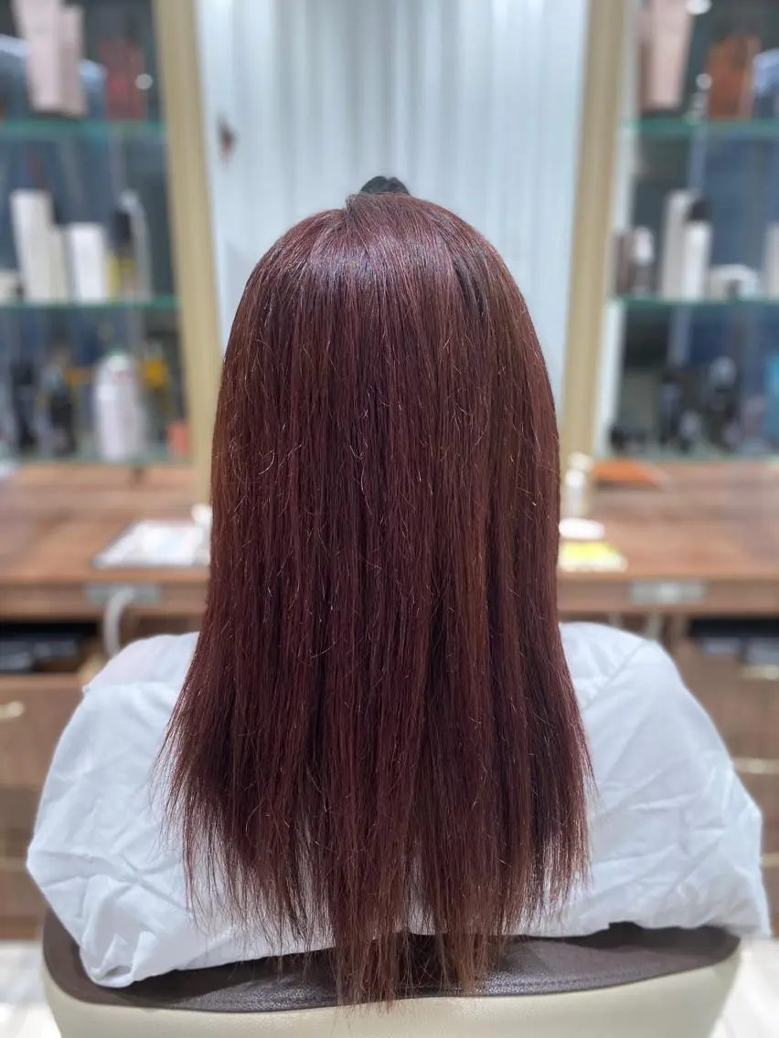 カラー ハイトーン&透明感 カラー☘️片山優陽のヘアスタイル