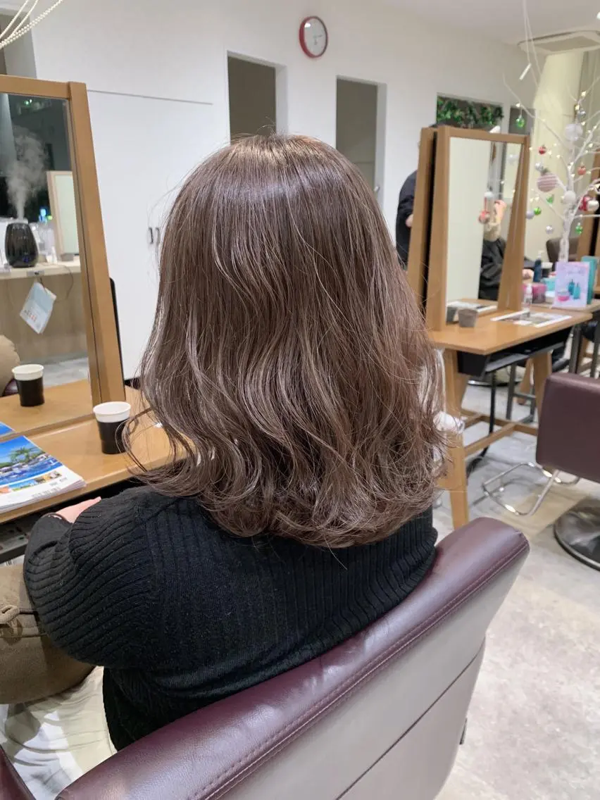 ロング カラー HAREru. モデル募集【戸塚】のヘアスタイル