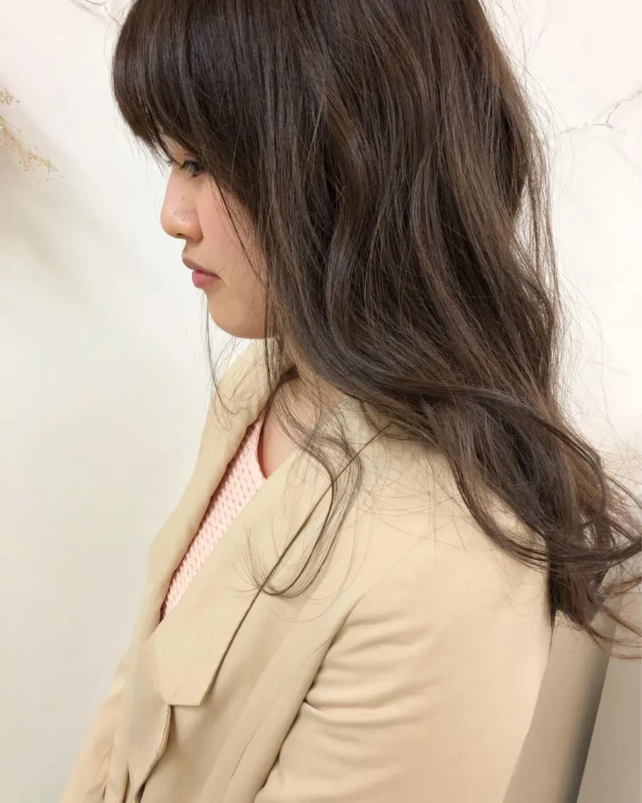 ロング カラー タナカ タクヤのヘアスタイル