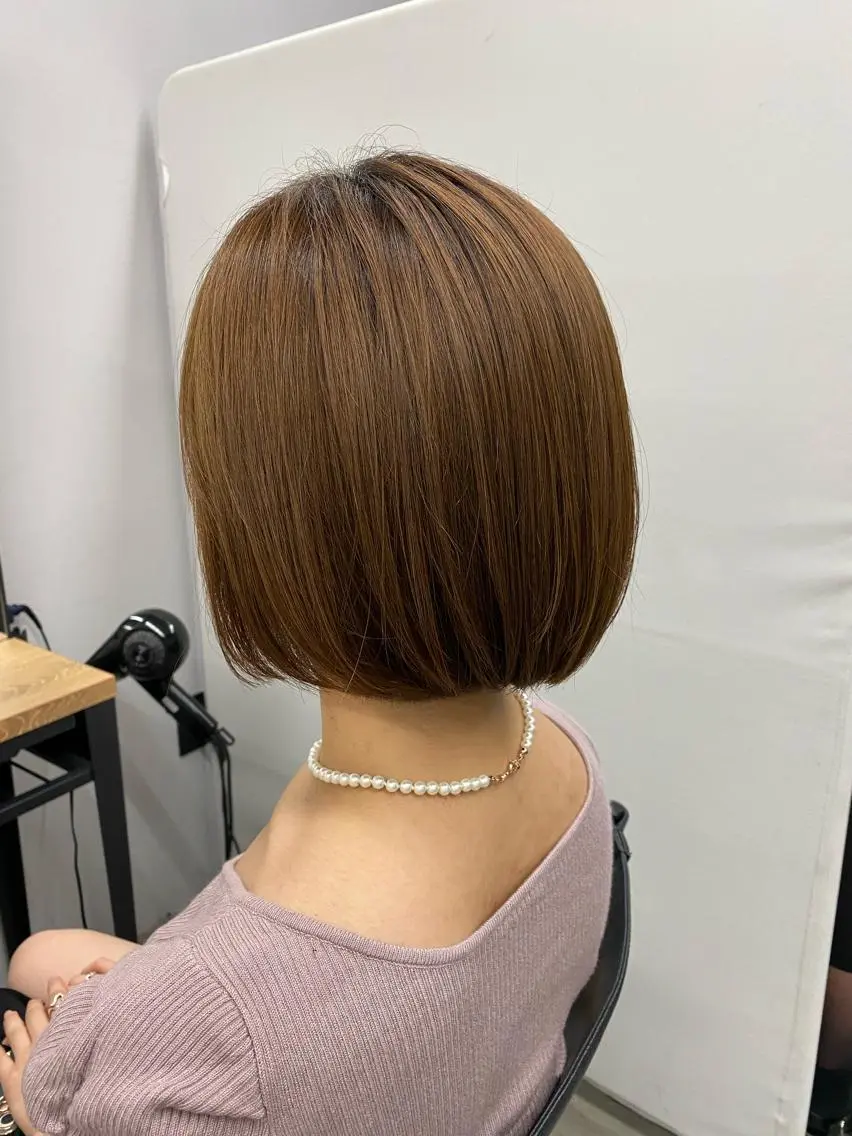 ミディアム ナガイ アヤのヘアスタイル