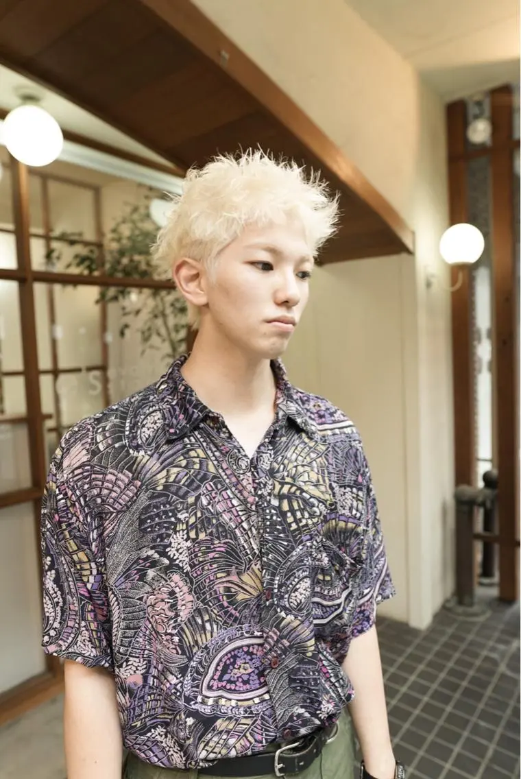 ショート カラー つくばUtooe's 副店長 寺沢颯のヘアスタイル