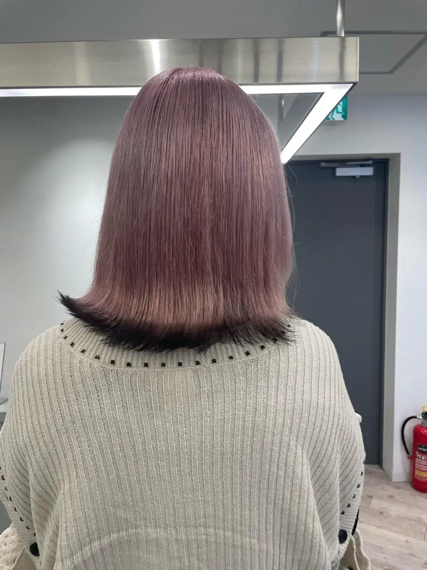 ミディアム ヘアカラー ♡似合わせ ♡ハイトーン♡のヘアスタイル