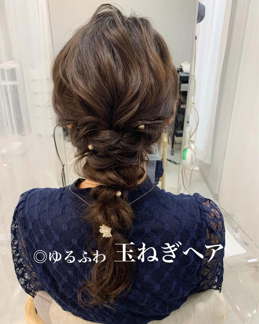ヘアアレンジ 結婚式・ブライダル 玉ねぎヘアー 浴衣 takebuchi harukaのヘアスタイル
