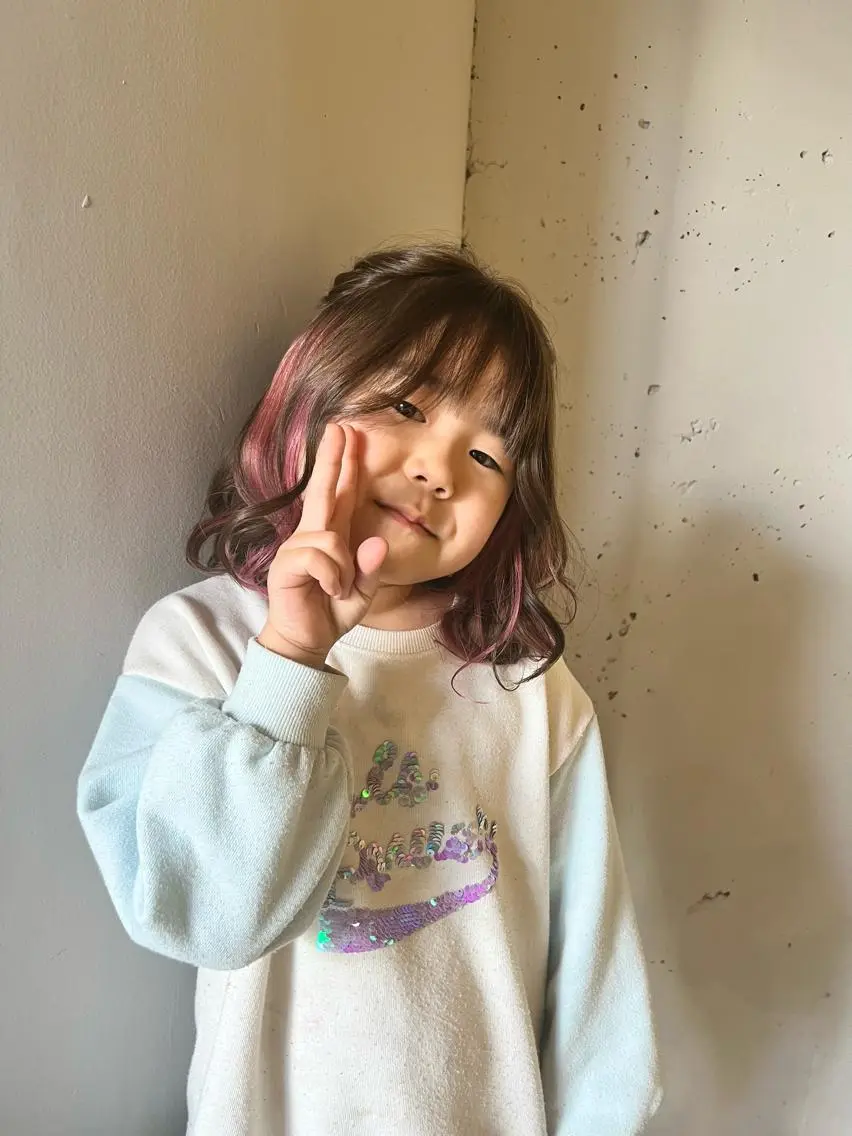 ミディアム カラー カラースペシャリスト しょう🧑🏼‍🎨のヘアスタイル