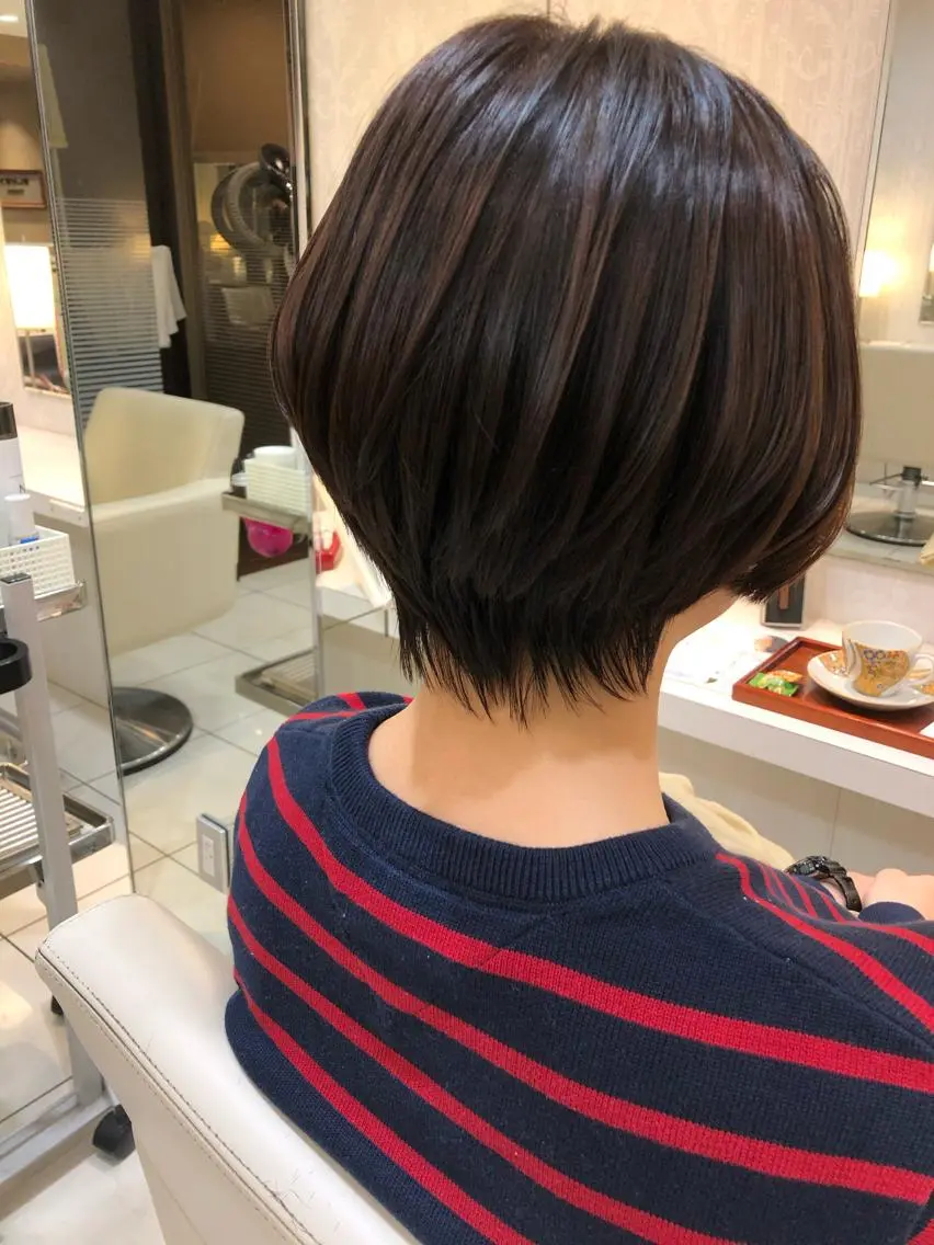 ショート ショートヘア カット 神田 澪史のヘアスタイル