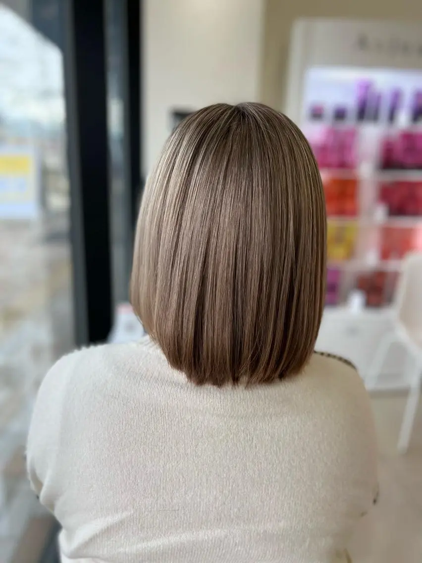 ミディアム カット ヘアカラー 1日1名様予約可能 斎藤相慶のヘアスタイル