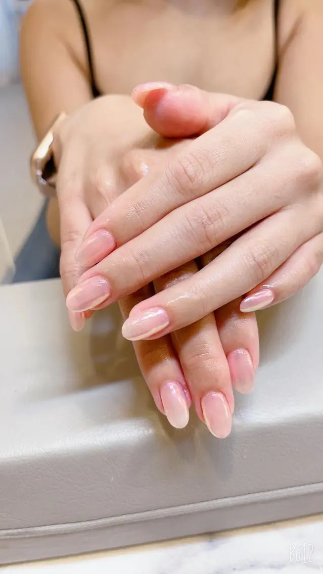 ネイル ジェルネイル ミラーネイル ワンカラーネイル パラジェル Tina Nailstudioのネイルデザイン
