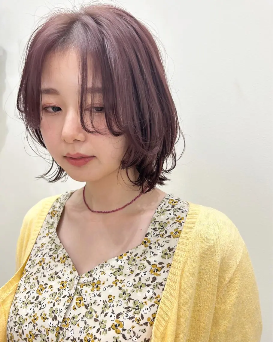 ミディアム レイヤーカット 💛🤍U too e’s /店長🧸のヘアスタイル