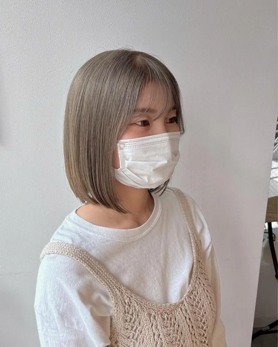ミディアム カット ヘアカラー mai 🌷のヘアスタイル