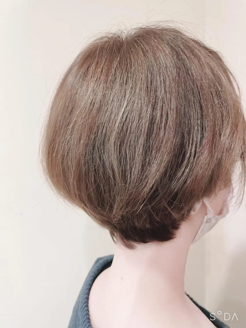 ショート カラー 似合わせカット トリートメント Akala hitomiのヘアスタイル