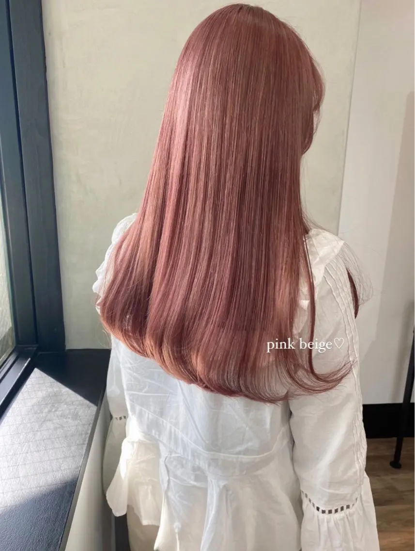ロング パーマ ヘアアレンジ キッズ ネイル マツエク・マツパ アイブロウ ヘアカラー トリートメント Himawari♡ 柔らかいカラーのヘアスタイル