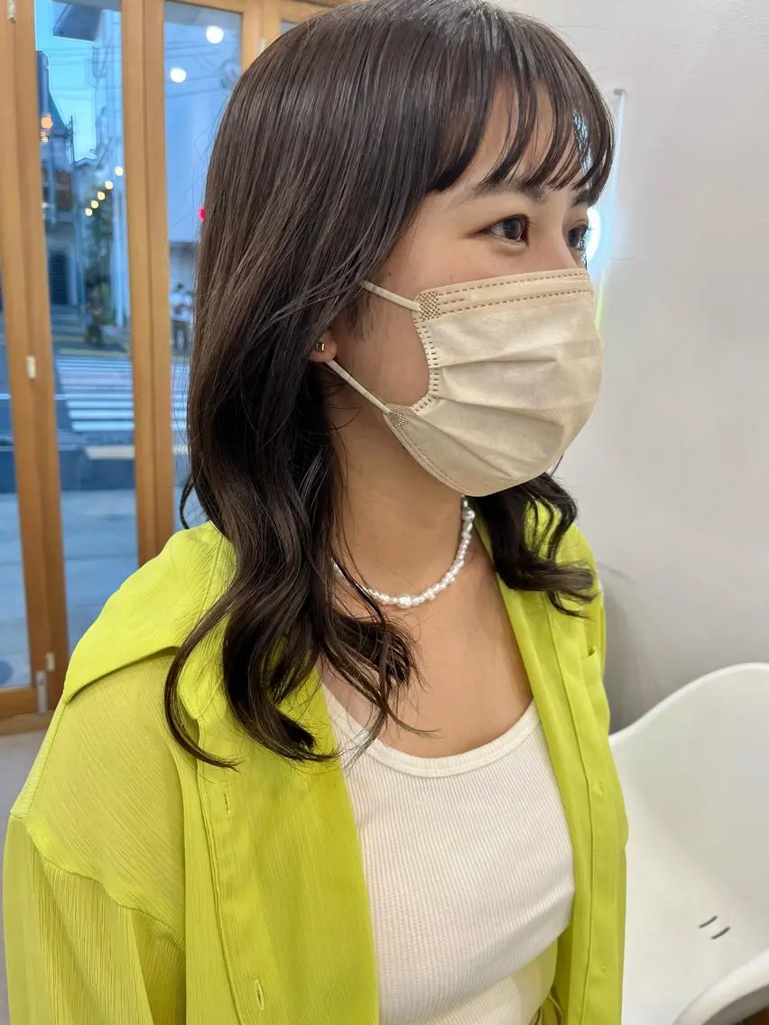 ミディアム カラー カット ヘアカラー トリートメント 🌼sunc HINAMI🌼のヘアスタイル