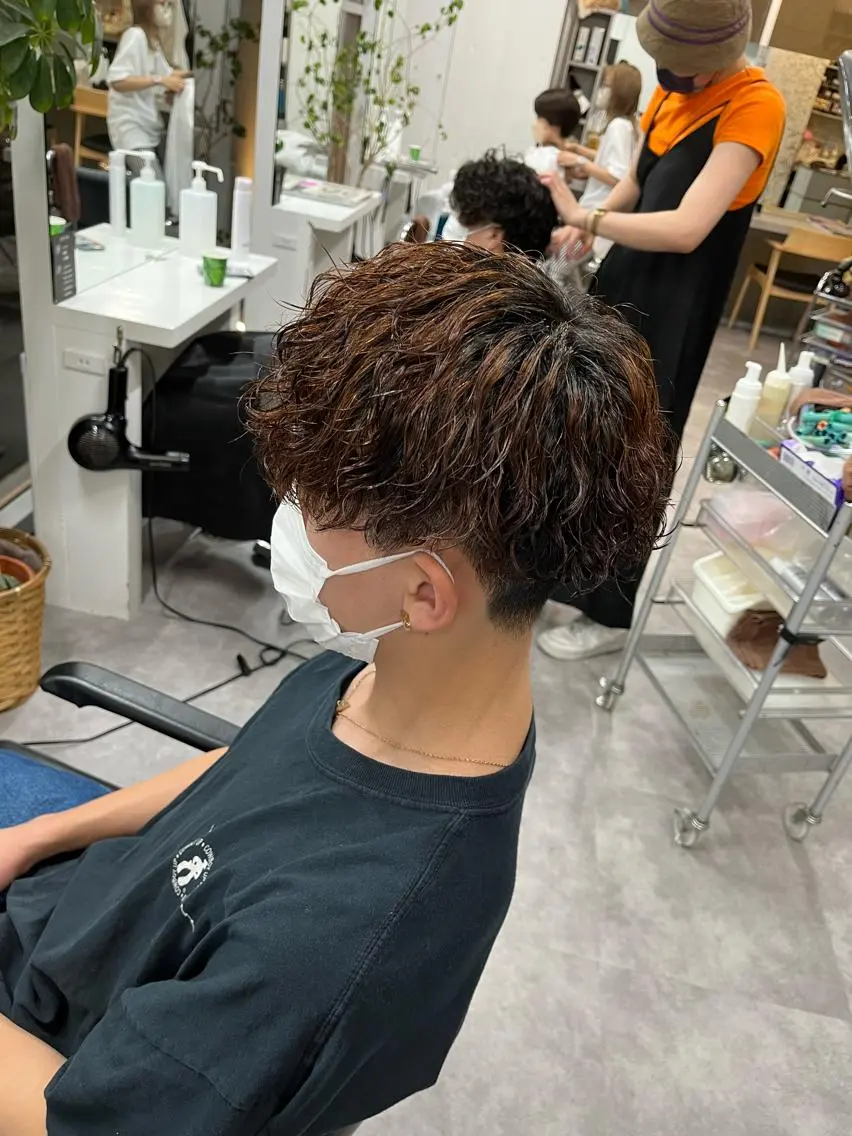 ショート パーマ メンズ メンズスタイル特化 /fifthりっくんのヘアスタイル