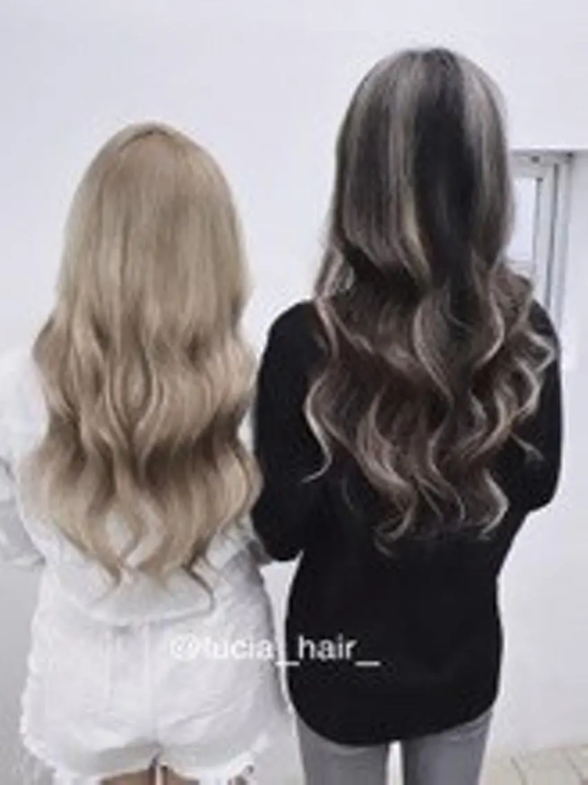 ロング カラー エクステ7:30〜 LuciA\5900のヘアスタイル