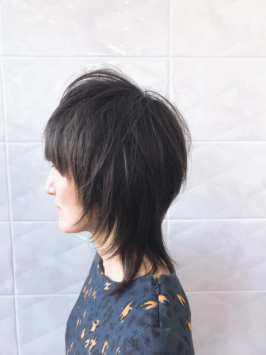 ショート 顔周りカット ウルフカット カット ヘアカラー トリートメント 💗大人艶×髪質改善 カラー💗AYAKIのヘアスタイル