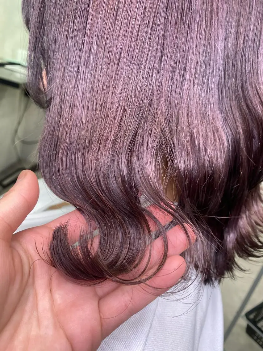 セミロング カラー ヘアアレンジ FAAM Tsuneのヘアスタイル