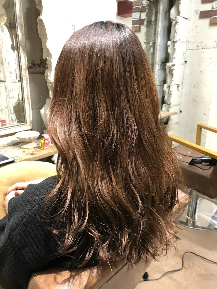 ロング レイヤーカット 桐原 竜也のヘアスタイル