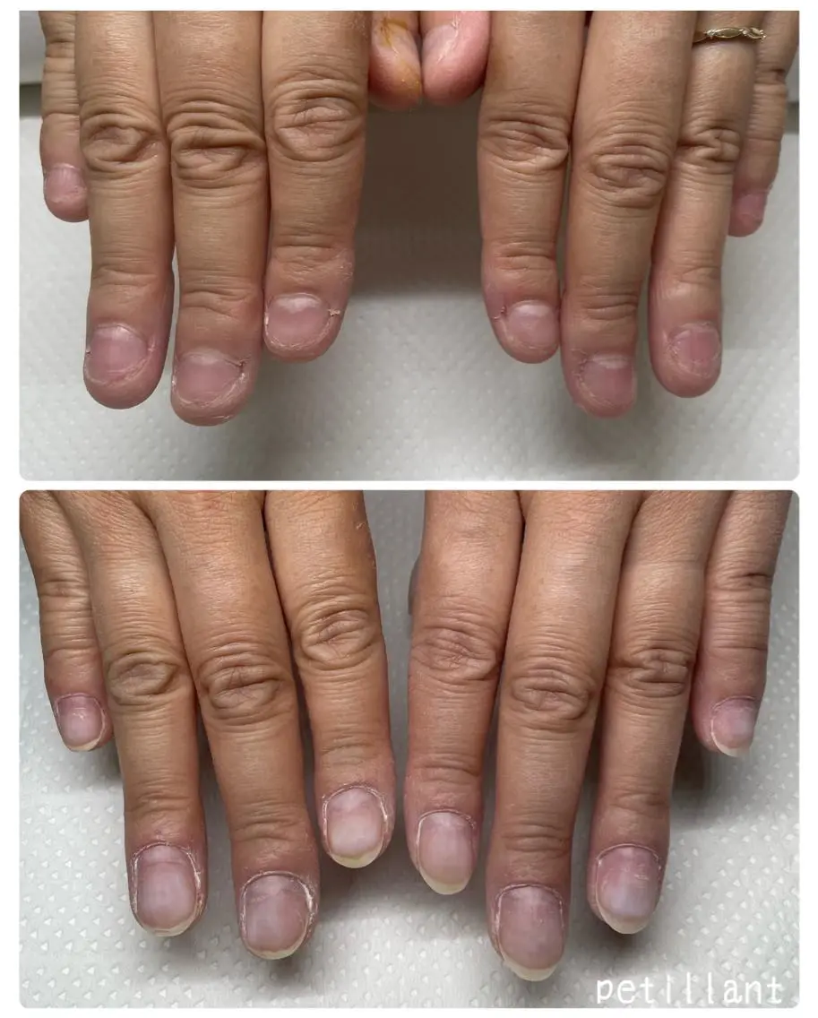 ネイル アートネイル ピンク ハンドネイル ハンドケア nail salon petillantのネイルデザイン