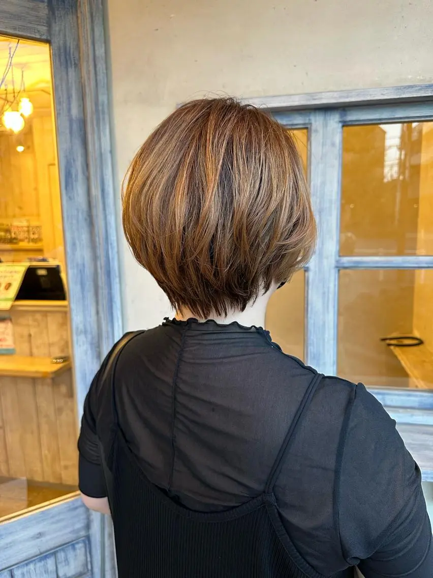 ショート ショートヘア カット トリートメント 森 早希絵のヘアスタイル