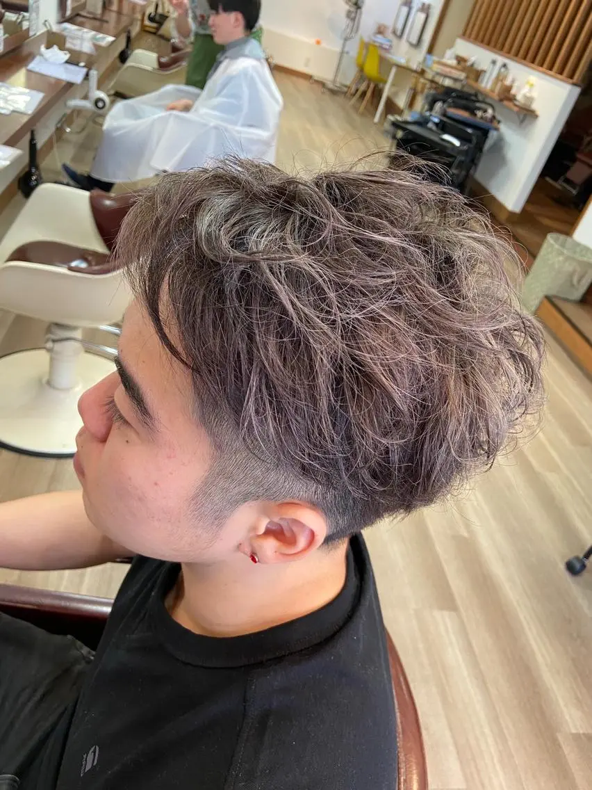 ショート メンズ ヘアアレンジ chill out 南塚口本店のヘアスタイル