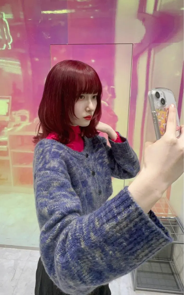 ミディアム カラー パーマ ヘアアレンジ メンズ キッズ ネイル マツエク・マツパ アイブロウ KANAMI 🌏のヘアスタイル