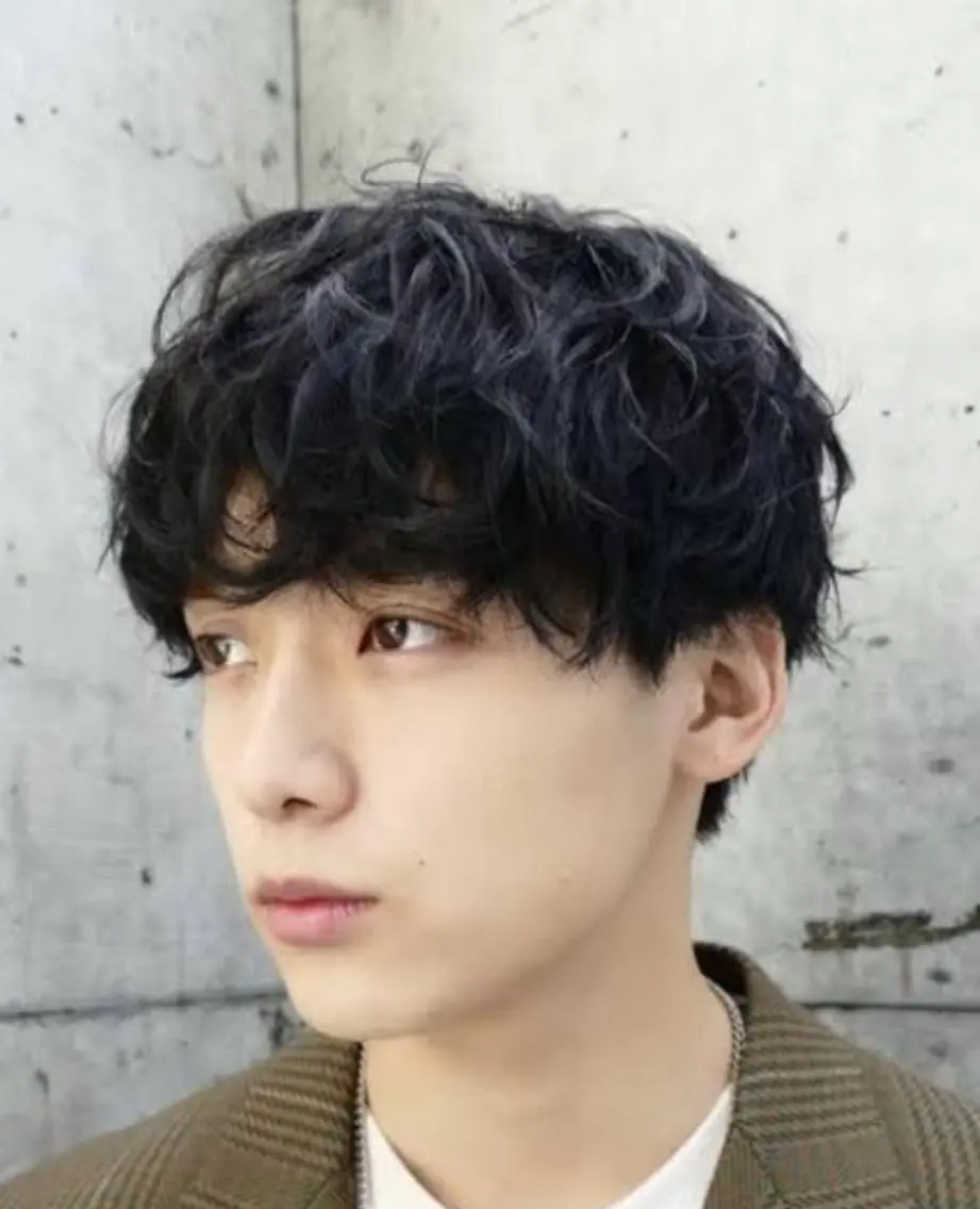 ミディアム ミディアムパーマ 石川 大瑚のヘアスタイル