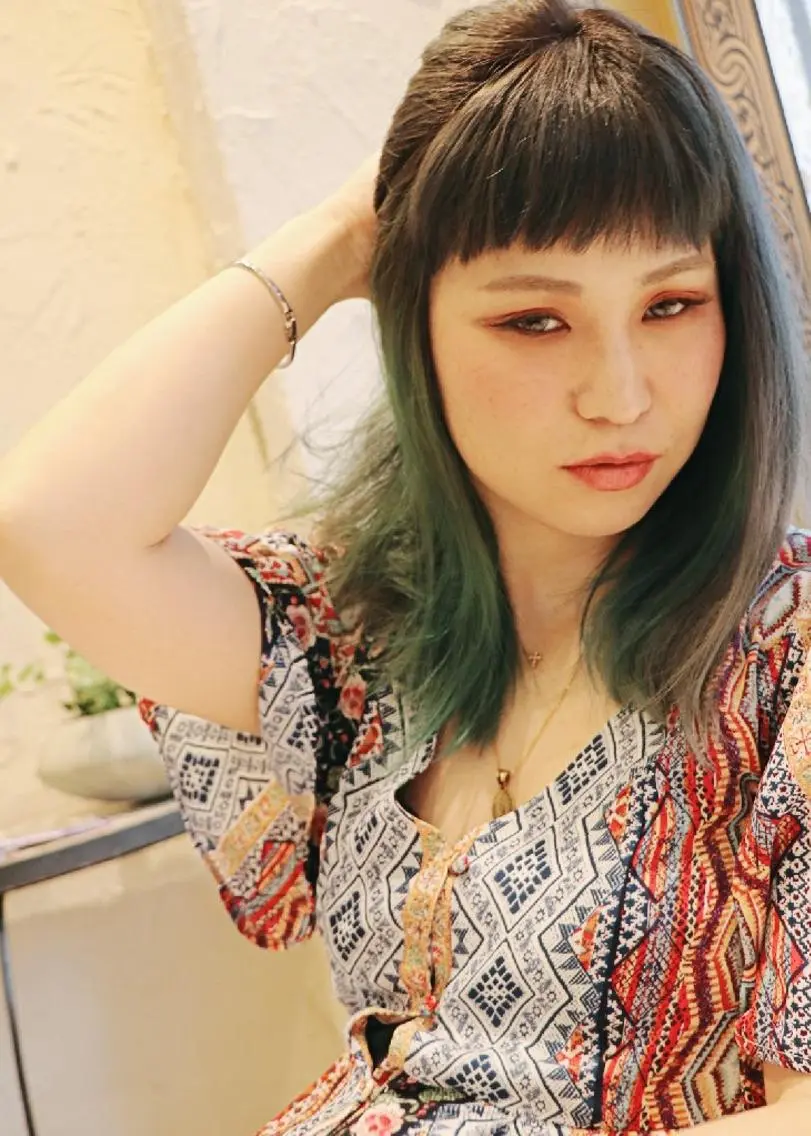 ミディアム 徳永 博志のヘアスタイル
