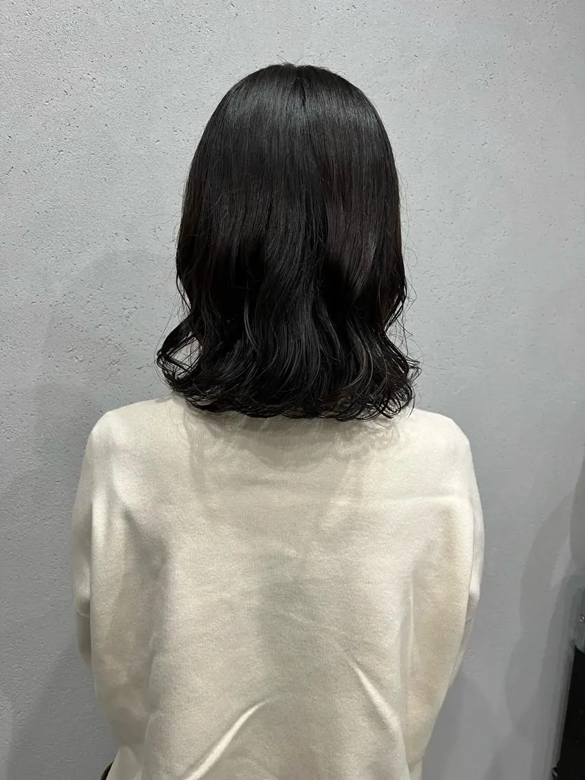 ミディアム パーマ カット パーマ ロングパーマ木村 ボブパーマのヘアスタイル
