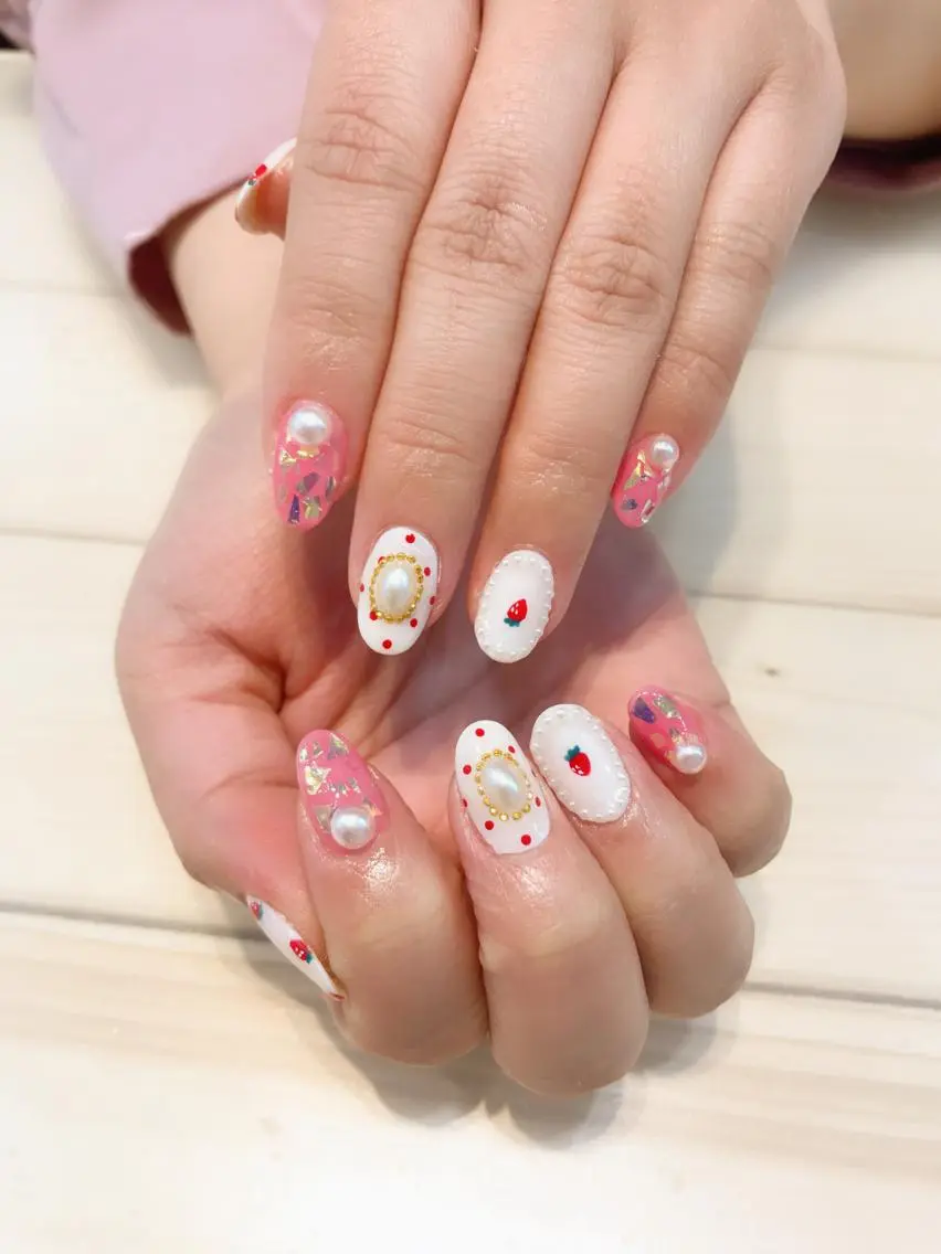 カラー ネイル ハンドネイル nailart ecritのネイルデザイン