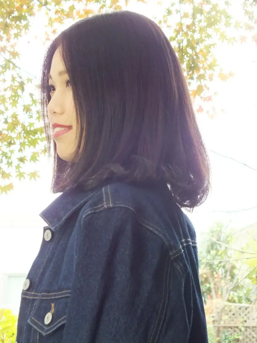ミディアム @kutsu tetsuoのヘアスタイル