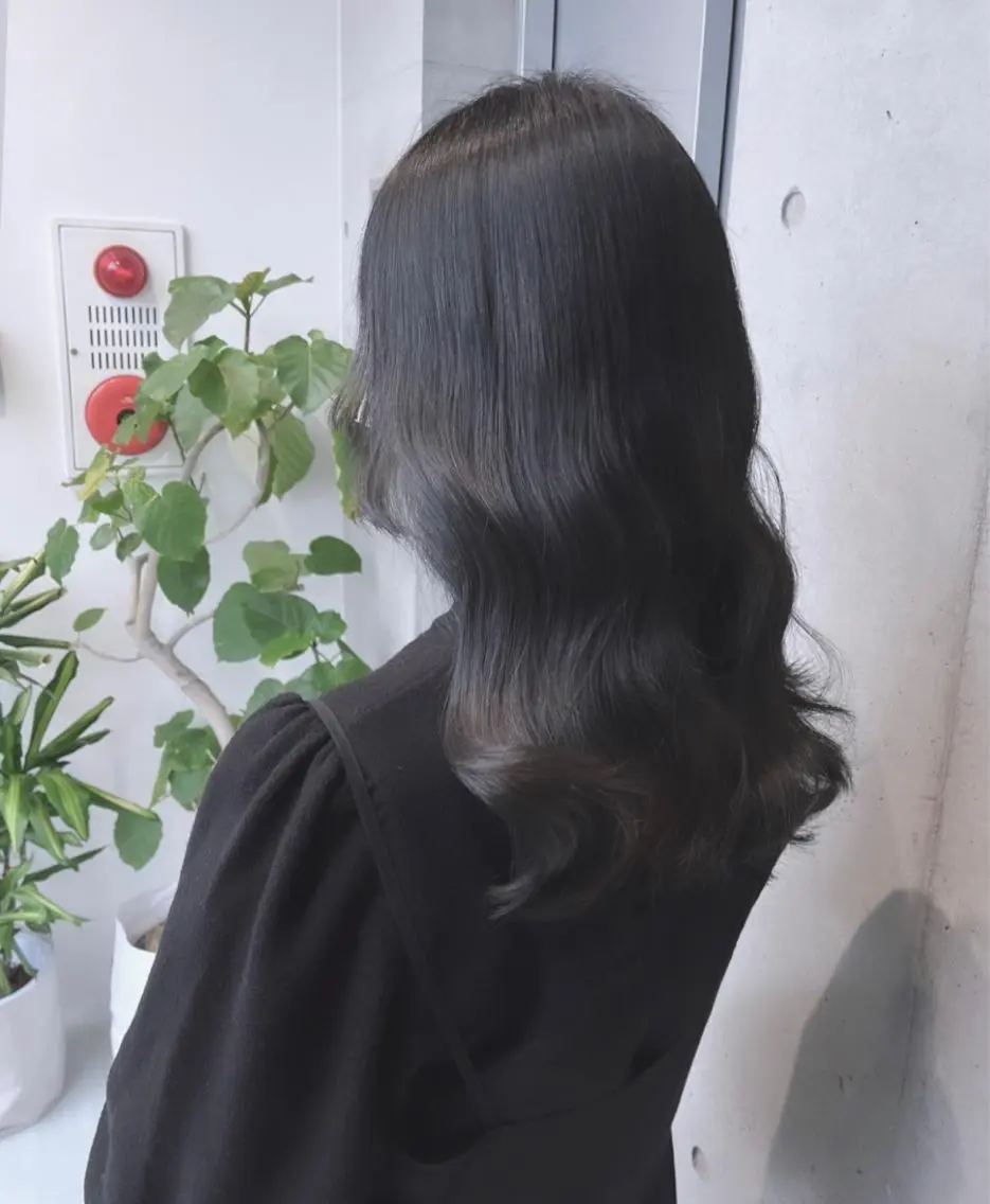 セミロング カット ヘアカラー トリートメント 🌫️大人韓国ヘア 🌫️naoyaのヘアスタイル