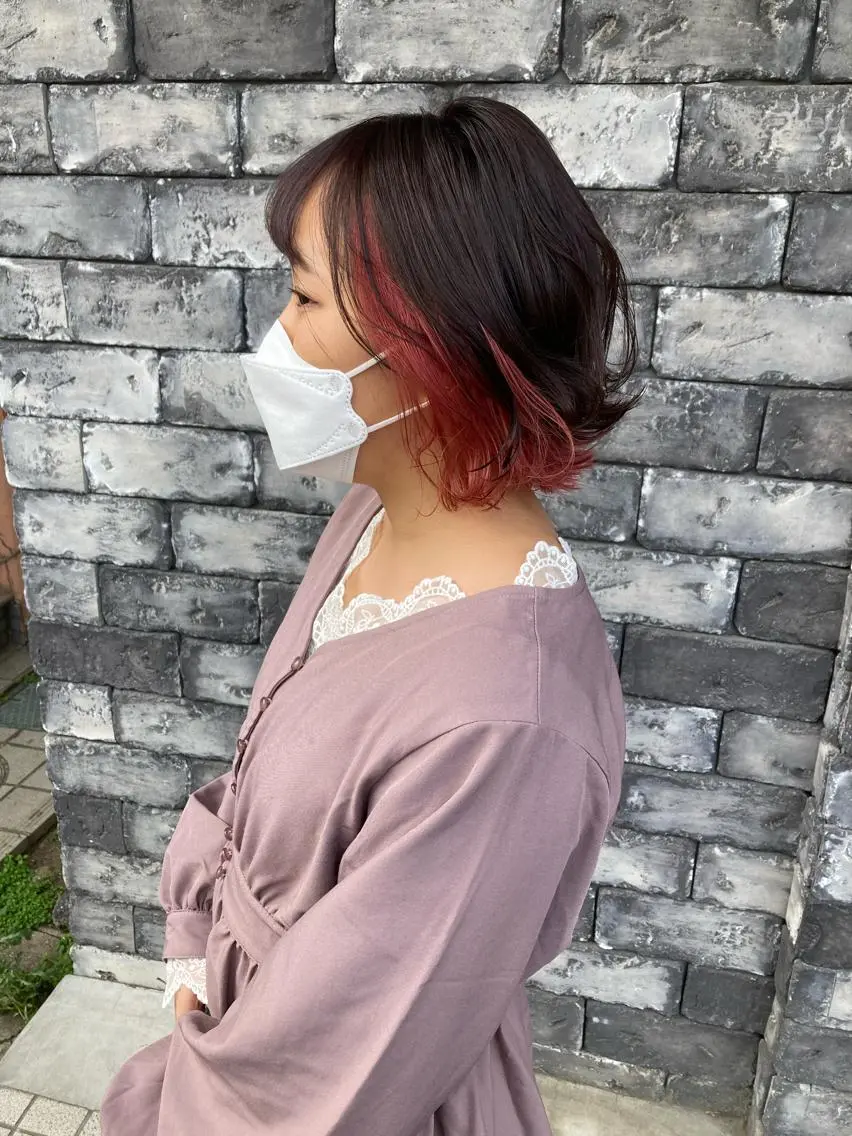 ミディアム カラー カット ヘアカラー トリートメント ✂️似合わせの魔術師 石田一樹✂️のヘアスタイル