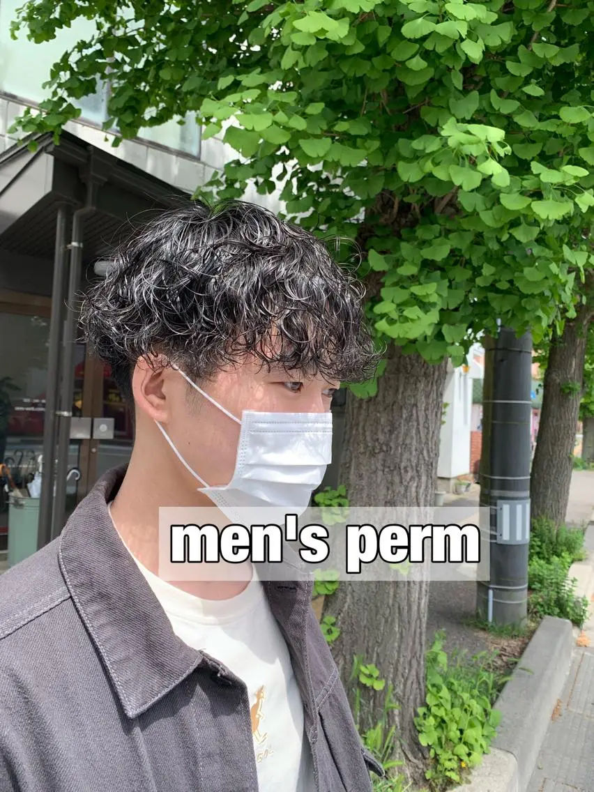 パーマ メンズ カット パーマ 宮嶋 勇輔のヘアスタイル