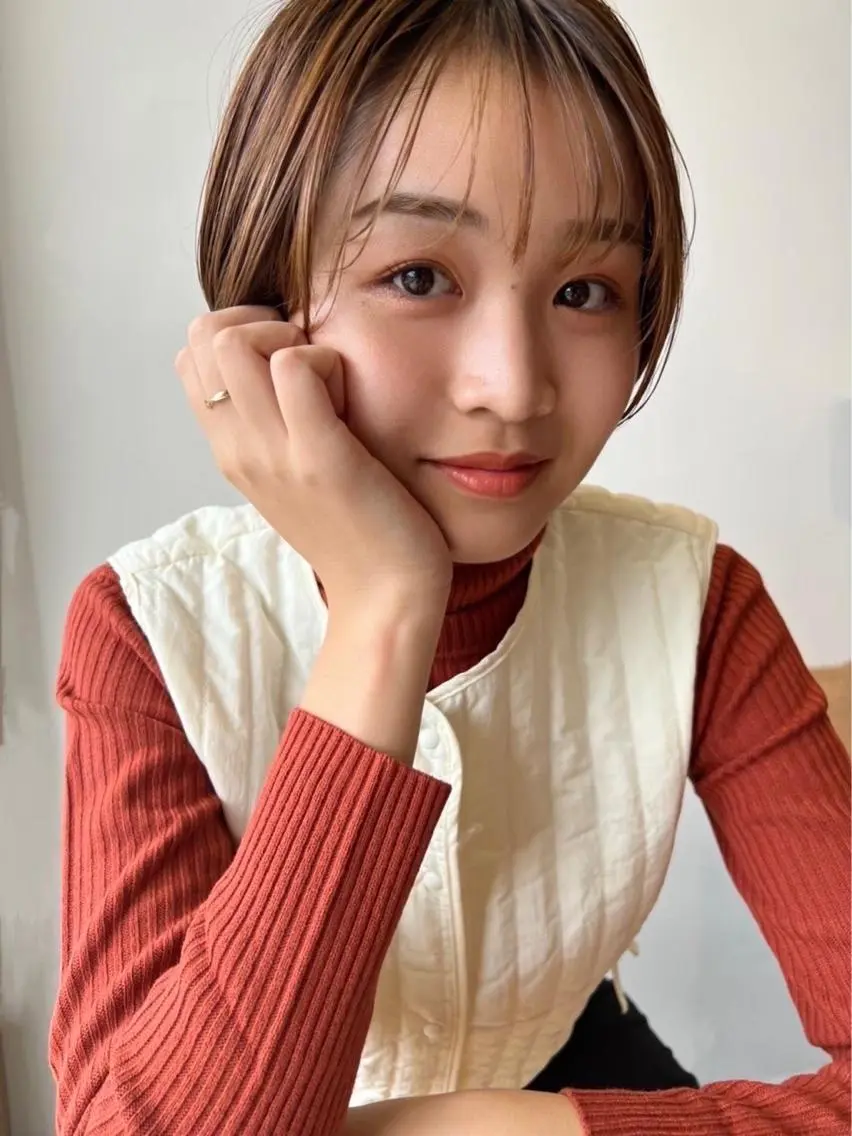 ショート カット BLOCK hair makeのヘアスタイル