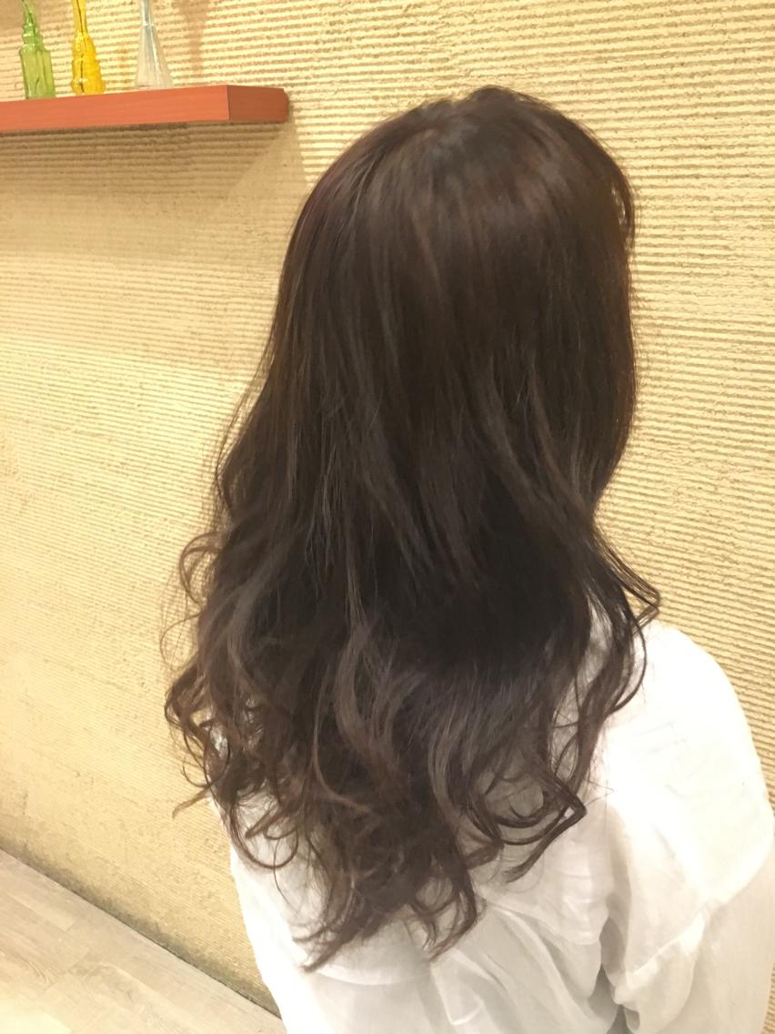 ミディアム アッシュ 植田 敬太のヘアスタイル
