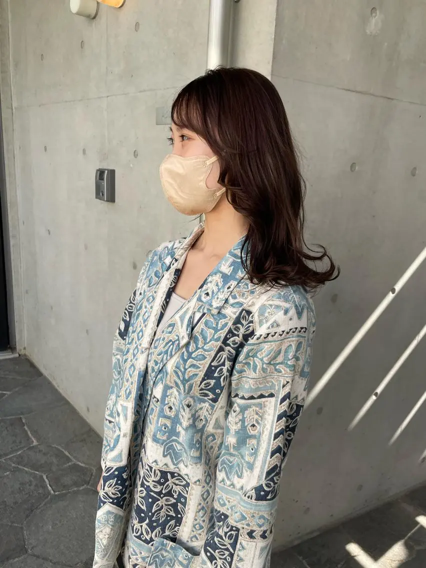 セミロング カラー 🌿髪質改善🌿艶髪 透明感🌿karenのヘアスタイル