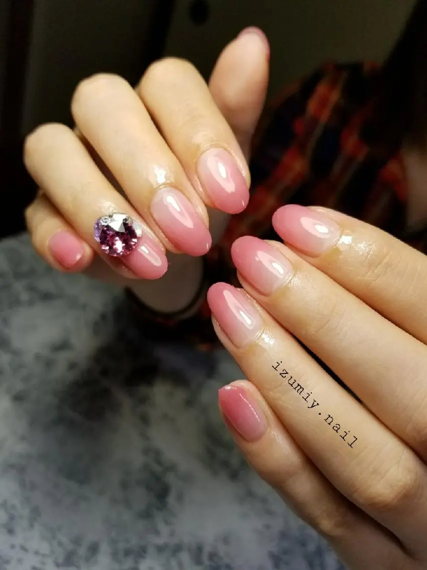 セミロング izumiynail いずみのネイルデザイン