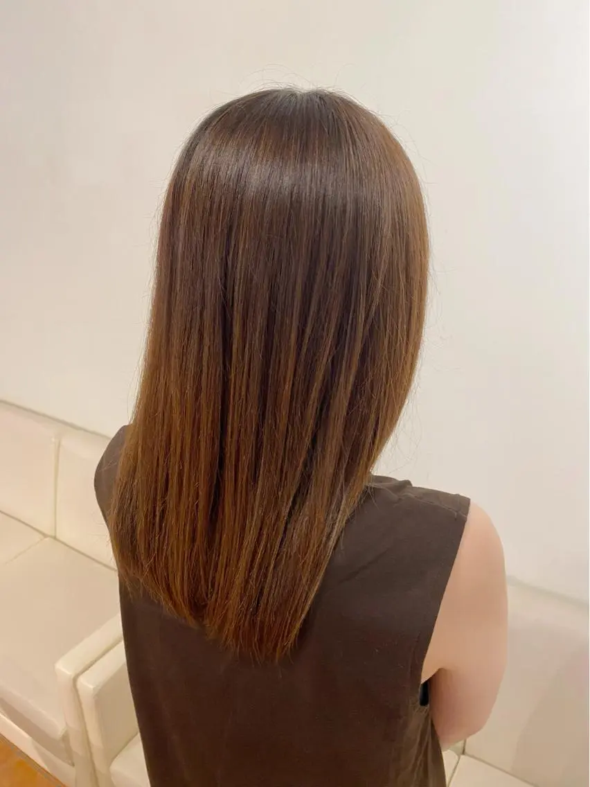 セミロング トリートメント 石井 佑樹のヘアスタイル