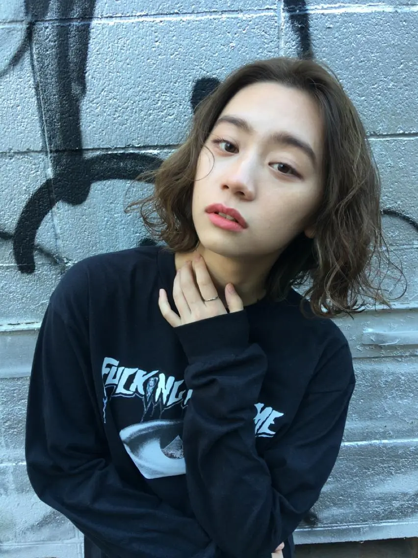 ショート 切りっぱなしボブ ボブ カット トリートメント 💈ホリ ダイキ💈のヘアスタイル