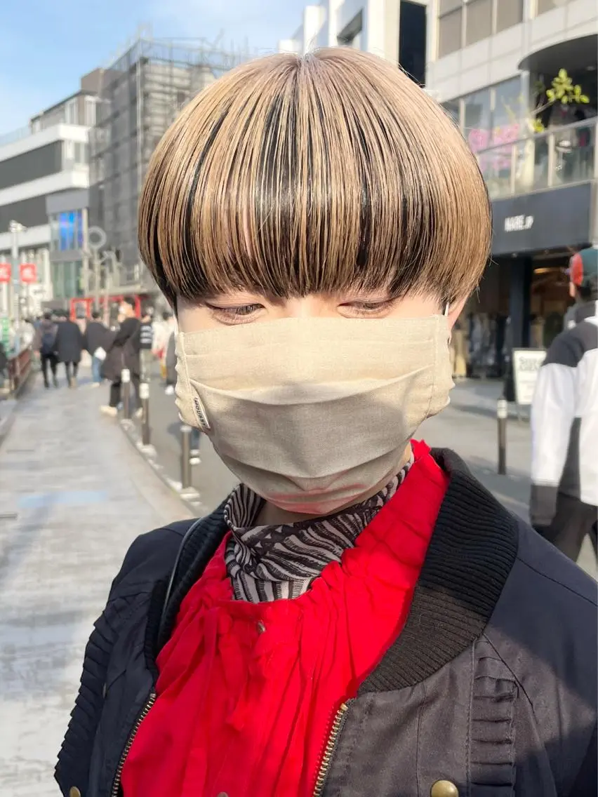 ショート カラー ヘアアレンジ カット ヘアカラー トリートメント ヘッドスパ ヘアセット 柔らかカラー/ 縮毛矯正YUTO🧋のヘアスタイル