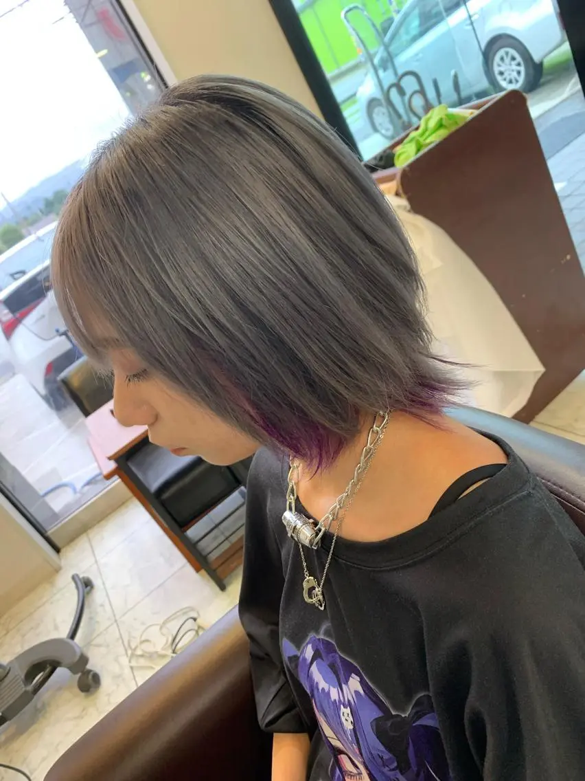 ショート カラー カット ヘアカラー トリートメント 安部 志弥のヘアスタイル