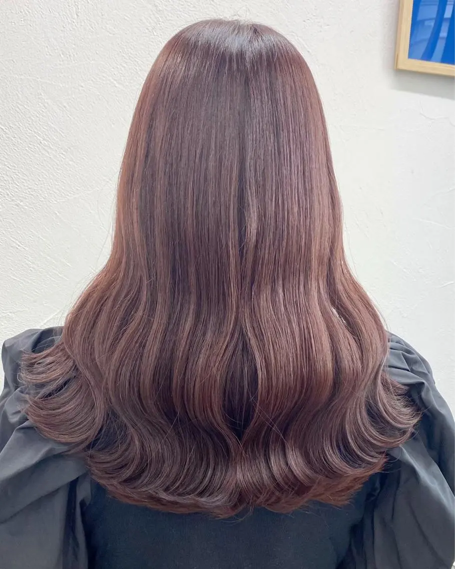 ロング カラー ヘアアレンジ ラベンダーカラー ピンクカラー ピンクラベンダー 🫧透明感カラー/ ナルハ🫧のヘアスタイル