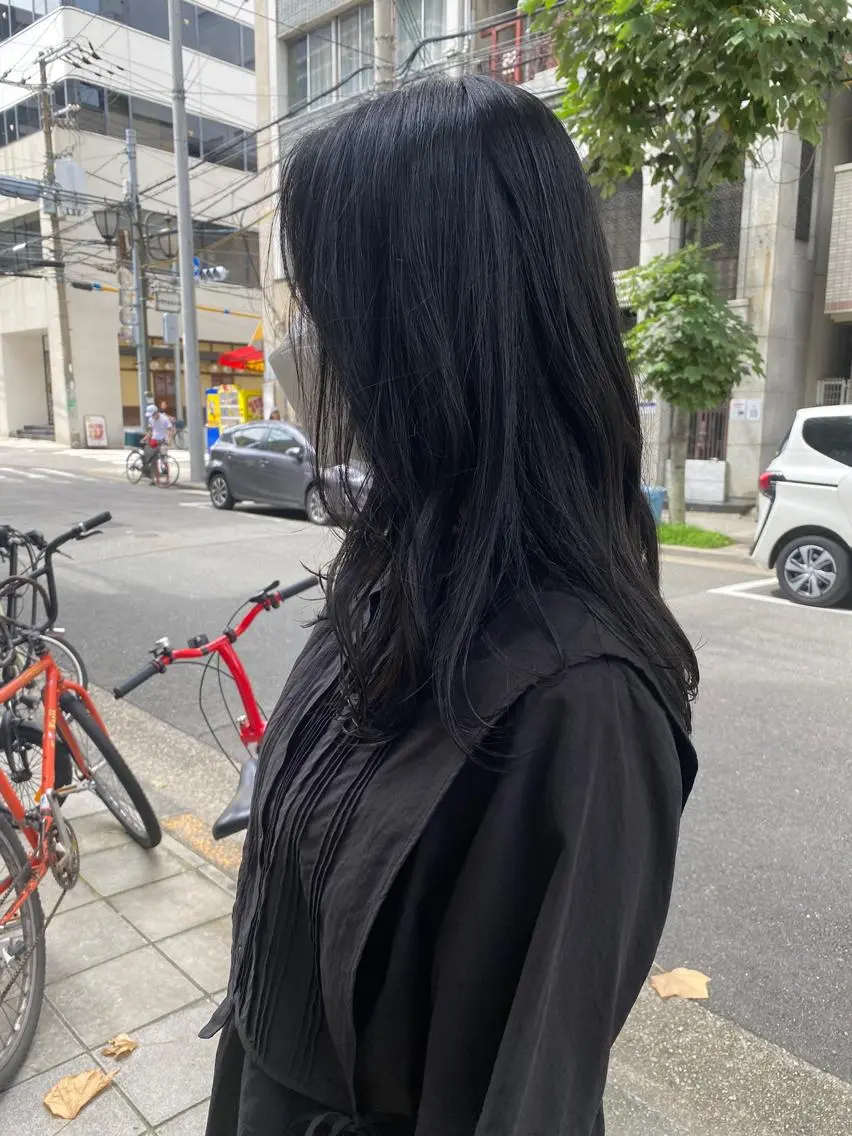 ロング カラー ヘアアレンジ 韓国好き🇰🇷 美容師MIKUのヘアスタイル
