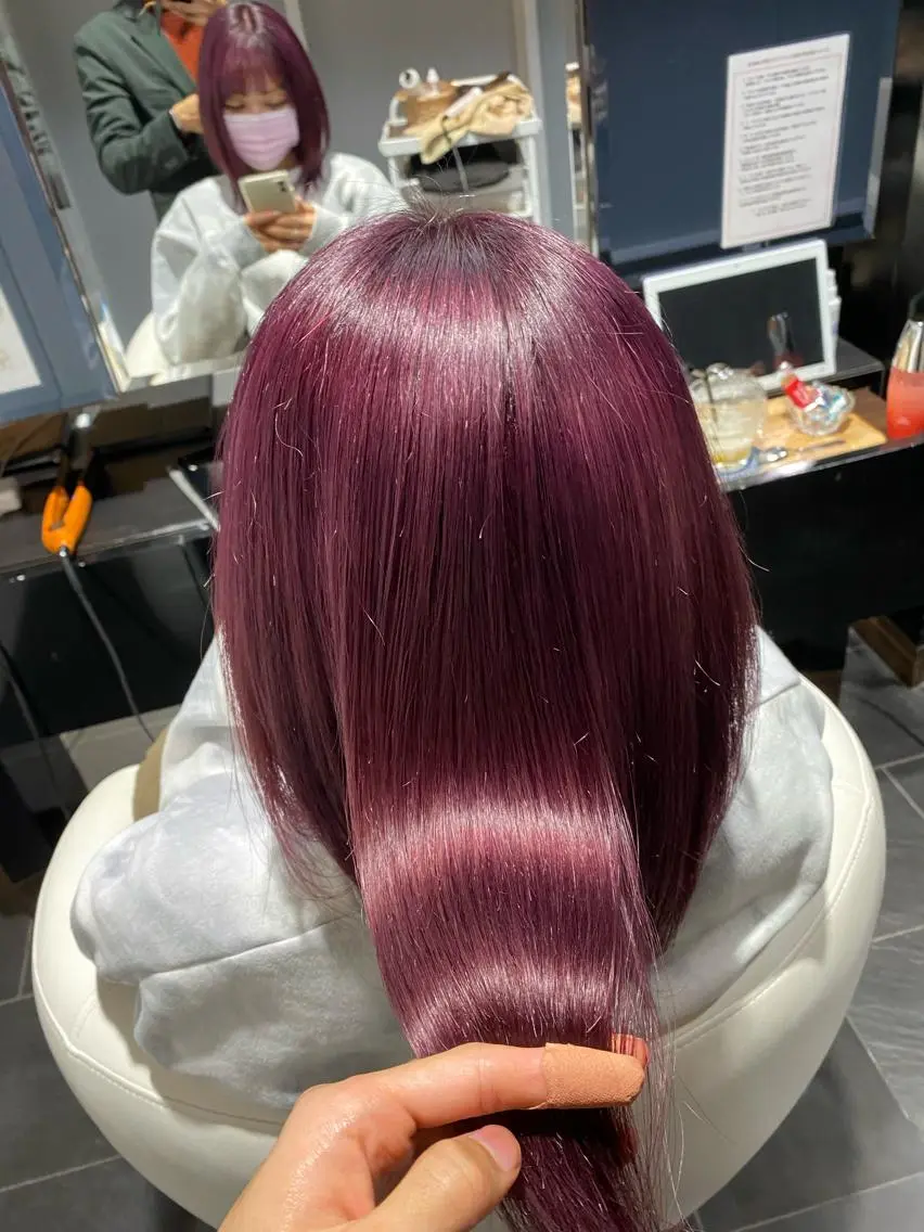カラー ヘアカラー Kazuki 艶髪特化のヘアスタイル