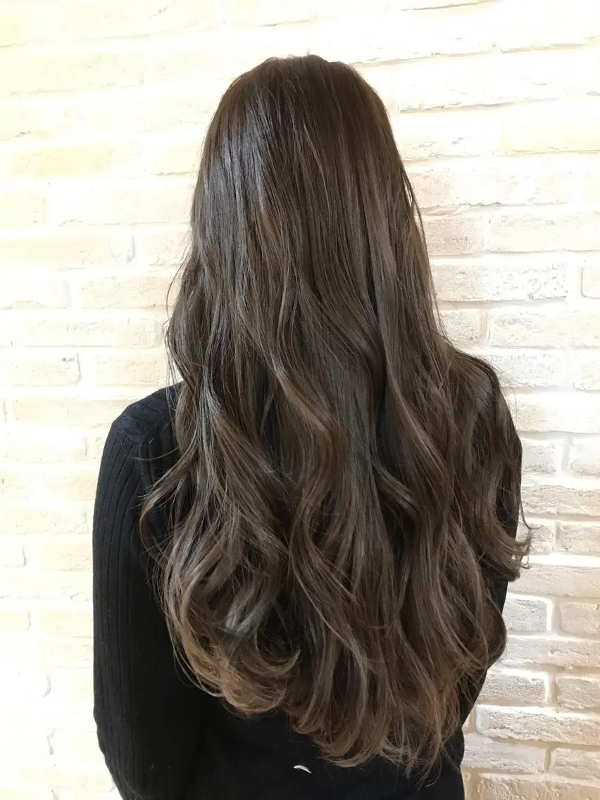 ロング カラー 福田 ジュンキのヘアスタイル