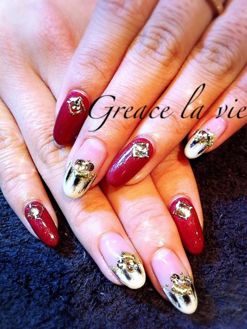 ロング ネイル Greace  la vieのネイルデザイン