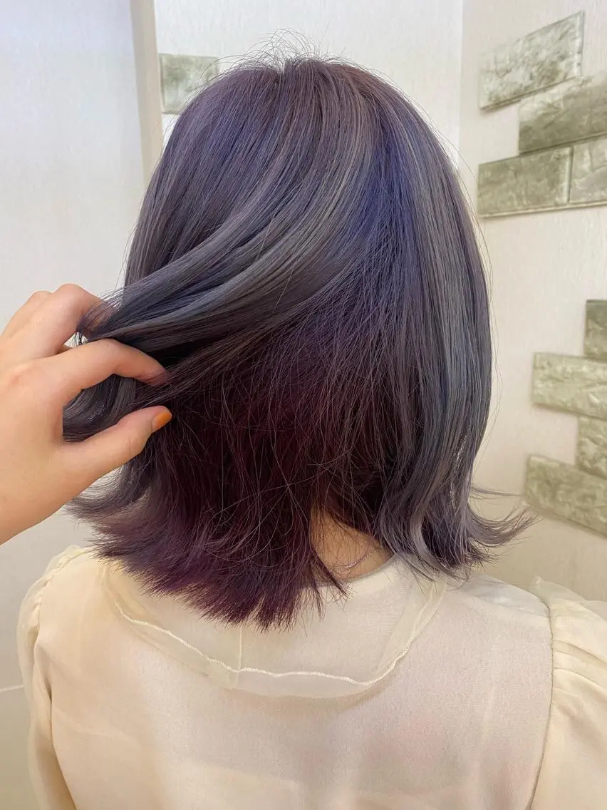 ミディアム 髪質改善 トリートメント 艶カラー /Chitose🎀のヘアスタイル