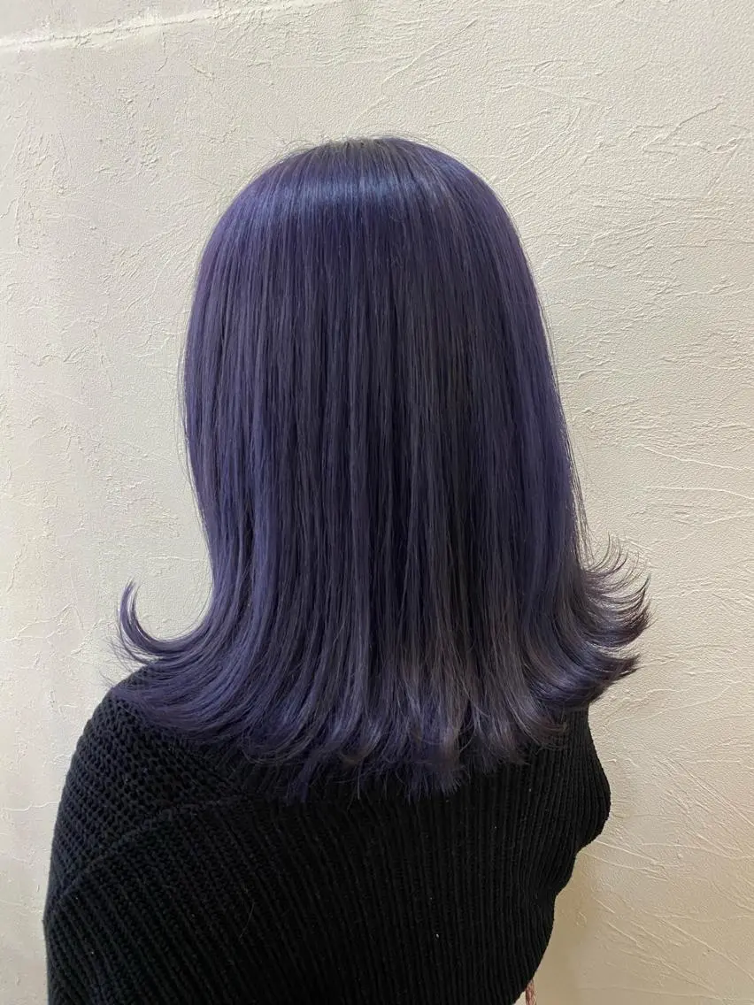 セミロング カラー ブリーチ カット ヘアカラー トリートメント ENIF ヤマグチアツコのヘアスタイル