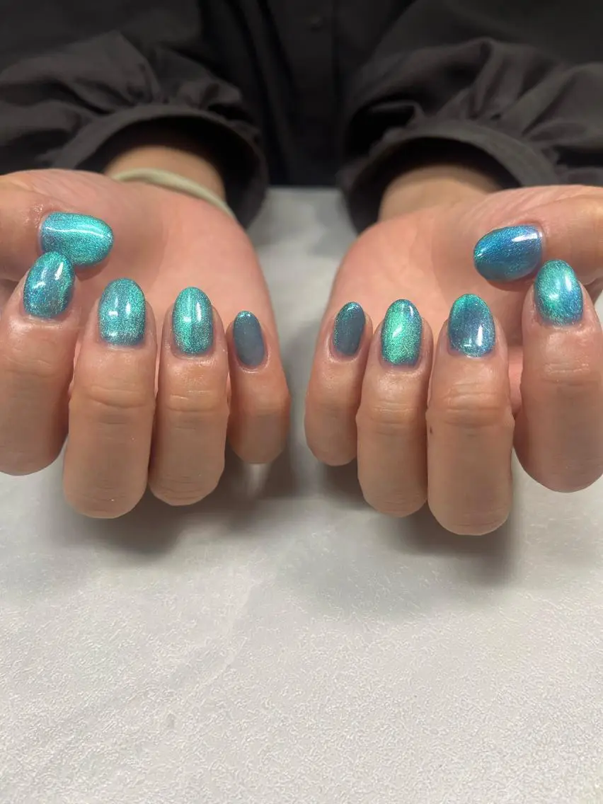 ネイル マグネットネイル ハンドネイル SAKU nail 作島茜のネイルデザイン
